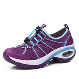 Perforiert Luftkissen Plateausneakers