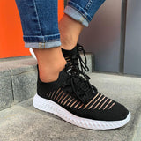 Damen Masche Atmungsaktiv Perforierte Sneakers