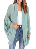 Fledermausärmeln Pullover Mantel