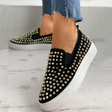 Niete Slip-On Plateau Sneakers Loafers