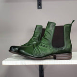Kunstleder Strand Niedrig Stiefelette