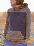 Retro Geometrisches Sweatshirt