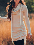 Langarm Baumwollgemisches Sweatshirt
