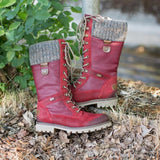 Flache Stiefelette für Alle Jahreszeiten
