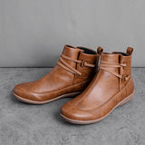 Geflochtener Riemen Flache  Stiefelette