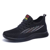 Flyknit Stoff Perforiert Schnürsneakers