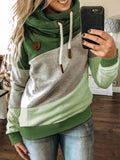 Grün Langarm Normal Sweatshirt