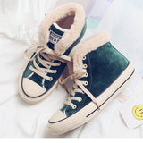 Damen Converse Pelz Sneakers Wildleder Schnürschuhe