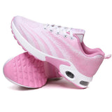 Sportlish Flyknit Stoff Bequem Keilabsatz Sneakers