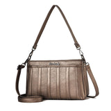 Elegant Reißverschluss Schultertaschen