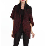 Quaste Schal Pullover Mantel