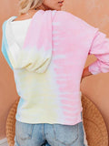 Lockerer Batik-Hoodie