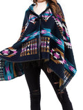 Fransen Schal Strickjacke