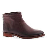 Täglich Reißverschluss Flach Kunstleder Stiefelette