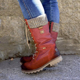 Flache Stiefelette für Alle Jahreszeiten