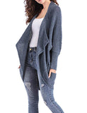 Fledermausärmeln Pullover Mantel