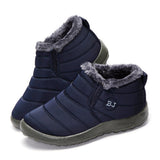 Damen Schneestiefel aus Pelz