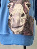 Reh Tier Muster Crew Ausschnitt T Shirts