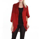 Quaste Schal Pullover Mantel