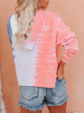 Lockerer Batik-Hoodie