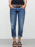 Denim Lässige Patchwork Hosen