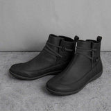 Geflochtener Riemen Flache  Stiefelette