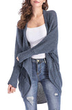 Fledermausärmeln Pullover Mantel
