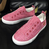 Stoff Minimalist Schlupf Plateau Sneakers