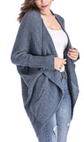 Fledermausärmeln Pullover Mantel