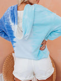 Lockerer Batik-Hoodie