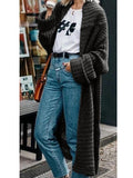 mittlere Länge Pullover Mantel