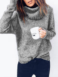 Turtleneck Rollkragenpullover Leicht Warm