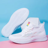 Flyknit Stoff Perforiert Schnürsneakers