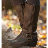 Winter Date Niedrige Stiefelette aus Kunstleder
