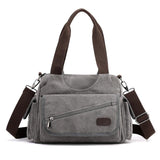 Canvas Crossbodytaschen Schwarz Blau Grau