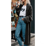 mittlere Länge Pullover Mantel