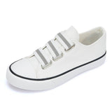 Canvas Minimalist Slip-On Sneakers Gelb Grün