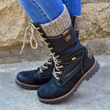 Flache Stiefelette für Alle Jahreszeiten