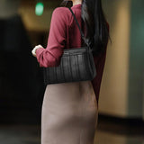 Elegant Reißverschluss Schultertaschen