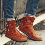Flach Stiefelette
