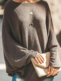 Lässiger Langarm Pullover