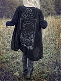 Gemusterte Jacke mit Langarm
