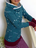 Stehkragen Große Größen Sweatshirt