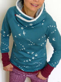 Stehkragen Große Größen Sweatshirt
