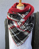 Rote Lässige Schals & Ponchos