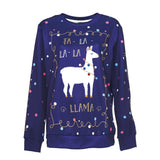 Weihnachten Print Lässiges Sweatshirt