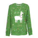 Weihnachten Print Lässiges Sweatshirt