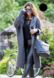 Mittlere Länge Hooded Sweater Jacket