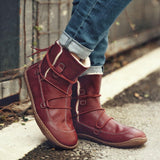 Flach Stiefelette