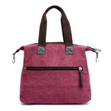Mit grossem Fassungsvermögen Segeltuch Leder Umhängetasche Crossbody Tasche für Arbeit auf Reisen